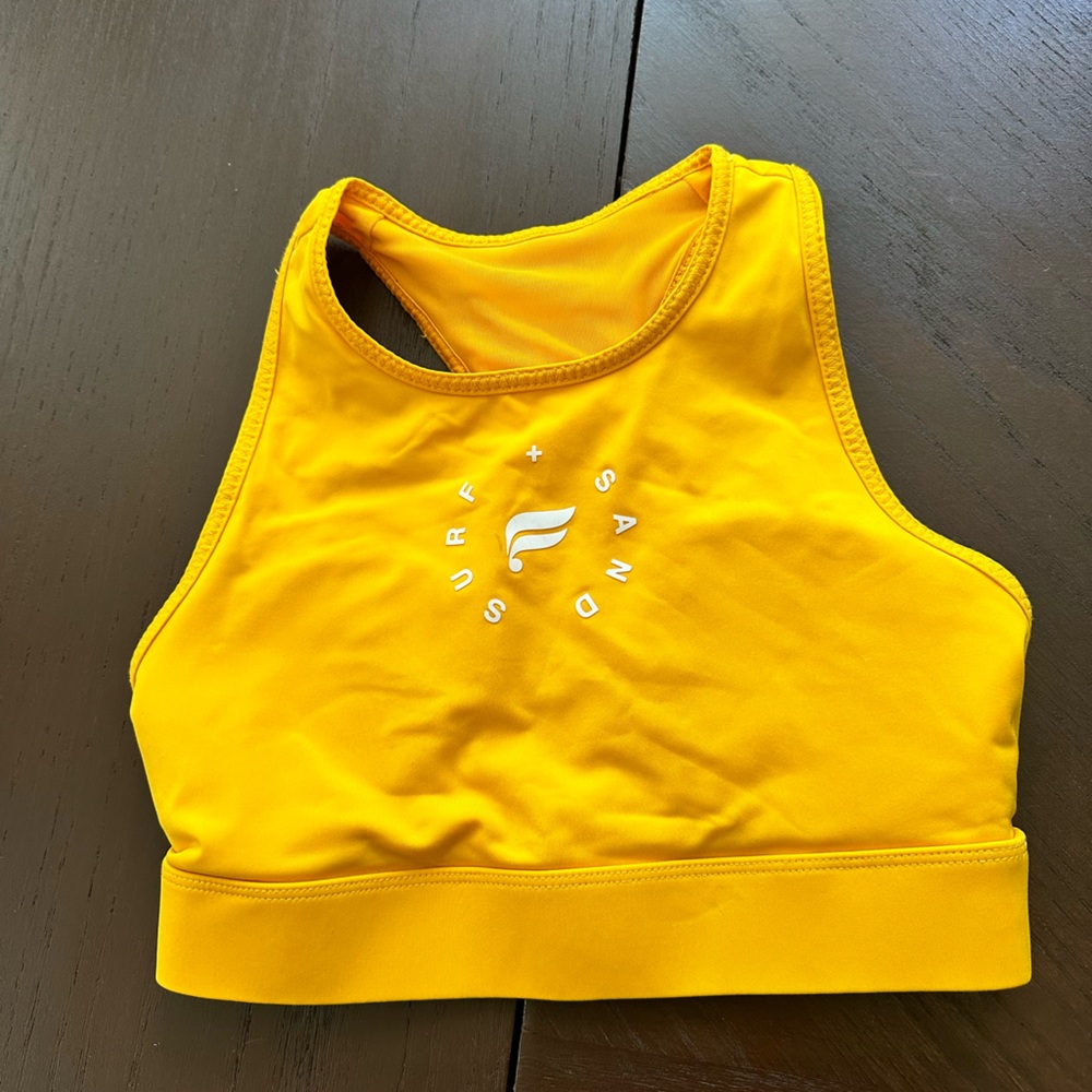 Fabletics Yellow Sports Bra